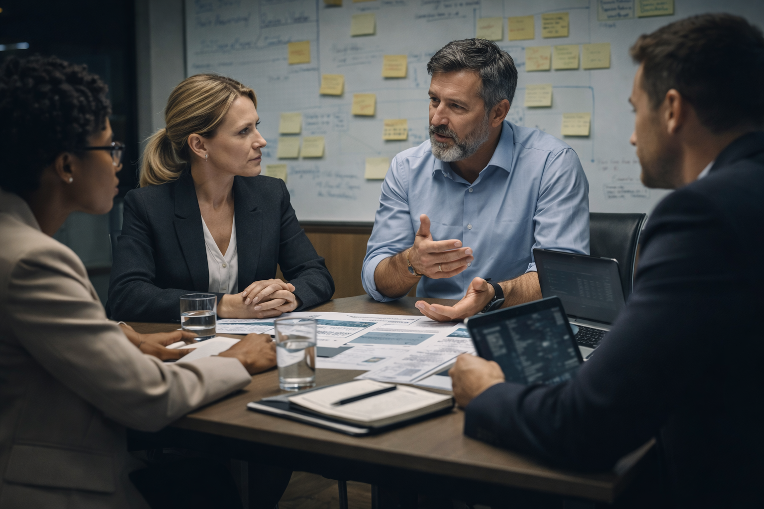 Executive stabilization and facilitated alignment session